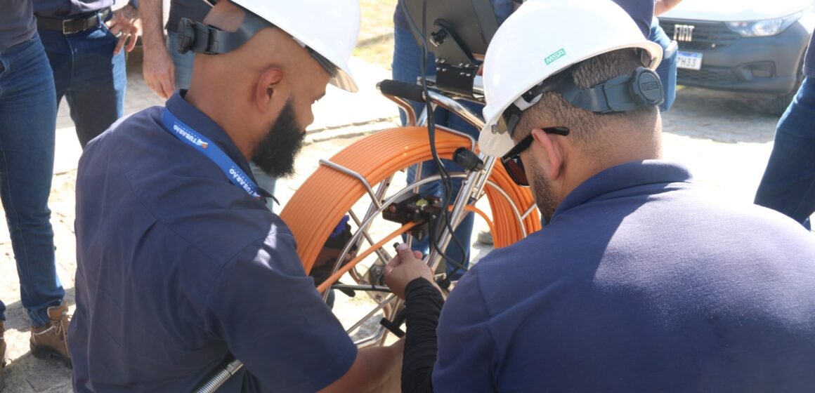Tubarão Saneamento integra aparelho de vídeo-inspeção para aprimorar serviços da rede de esgoto no município