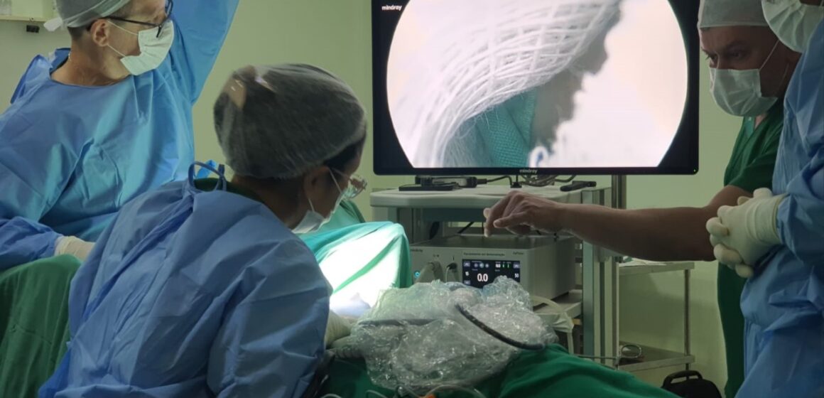 Cirurgia ginecológica de alta complexidade é realizada no Hospital Unimed de Tubarão Cirurgia ginecológica de alta complexidade é realizada no Hospital Unimed de Tubarão