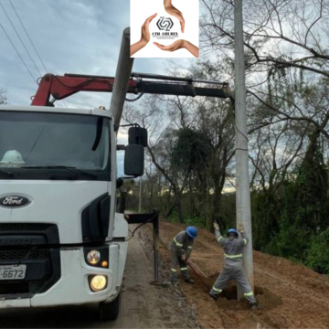 Começa a substituição da rede de energia elétrica na Aggeu Medeiros