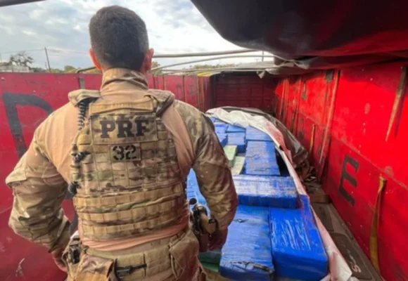 Caminhoneiro tubaronense é flagrado transportando mais de três toneladas de maconha
