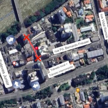 Rua Tubalcain Faraco terá o fluxo de trânsito interrompido neste domingo (21) Rua Tubalcain Faraco terá o fluxo de trânsito interrompido neste domingo (21)