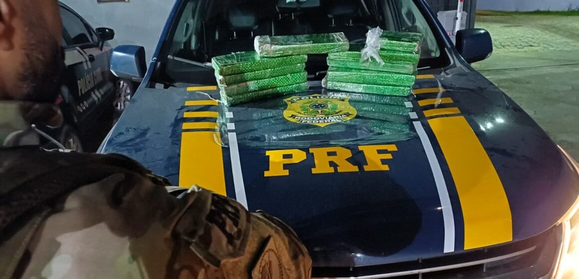 Fuga termina com apreensão maconha na BR-101 em Tubarão