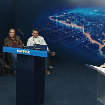 Veja como foi o debate da UNITVSC entre os candidatos a prefeito de Jaguaruna