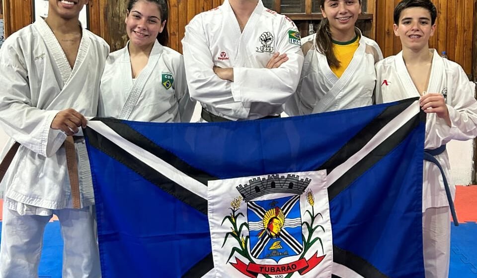 Equipe de Tubarão representa o Brasil no Pan-Americano de Karatê a partir desta segunda-feira (26)