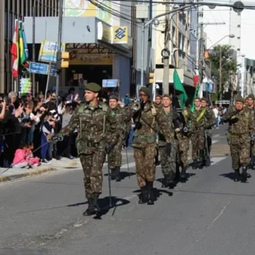 Definida a ordem das entidades no Desfile Cívico de Tubarão