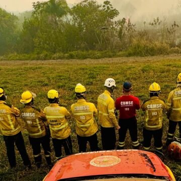 Queimadas no Pantanal: bombeiros de Santa Catarina intensificam combate às chamas no Mato Grosso do Sul