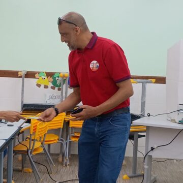 Eleições 2024: professor Paulão (PT), candidato à vice-prefeito em Tubarão, votou em Oficinas