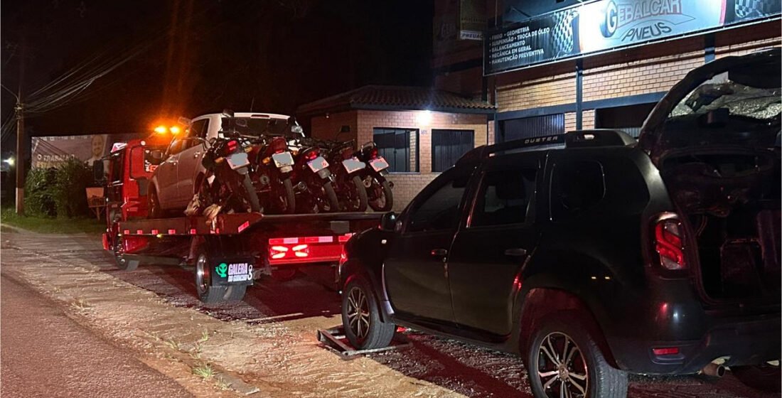 Operação Força Total apreende arma, drogas e veículos em Imbituba