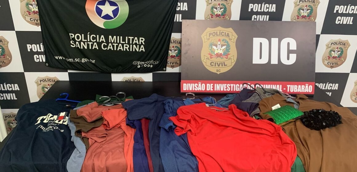Ação conjunta das Polícias Civil e Militar resulta na prisão de autor de furtos em Tubarão