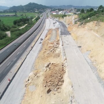 Última detonação de rochas em Capivari de Baixo, na BR-101, acontece nesta terça (11)