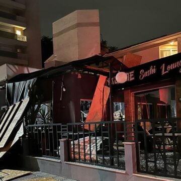 Restaurante de sushi explode após vazamento de gás em Tubarão