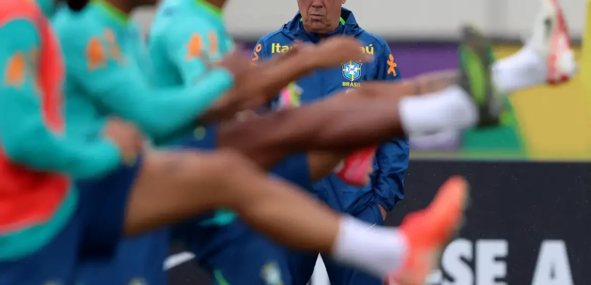 Brasil encara o Equador na estreia de Carlo Ancelotti Brasil encara o Equador na estreia de Carlo Ancelotti