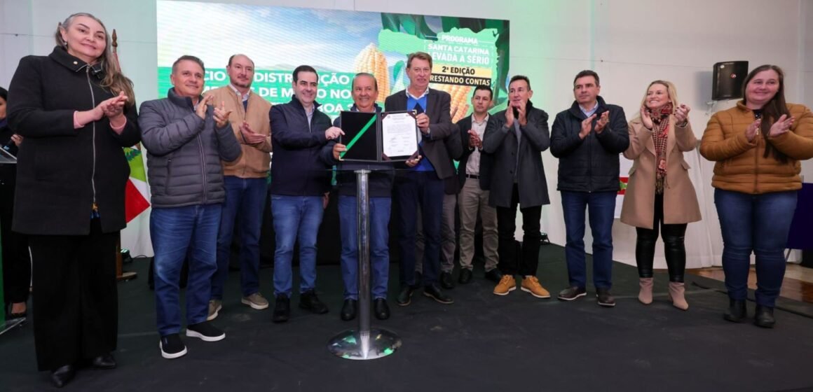 SC Lança Projeto Sementes de Milho 2025 com Investimento de R$ 36,6 Milhões na Agricultura Familiar