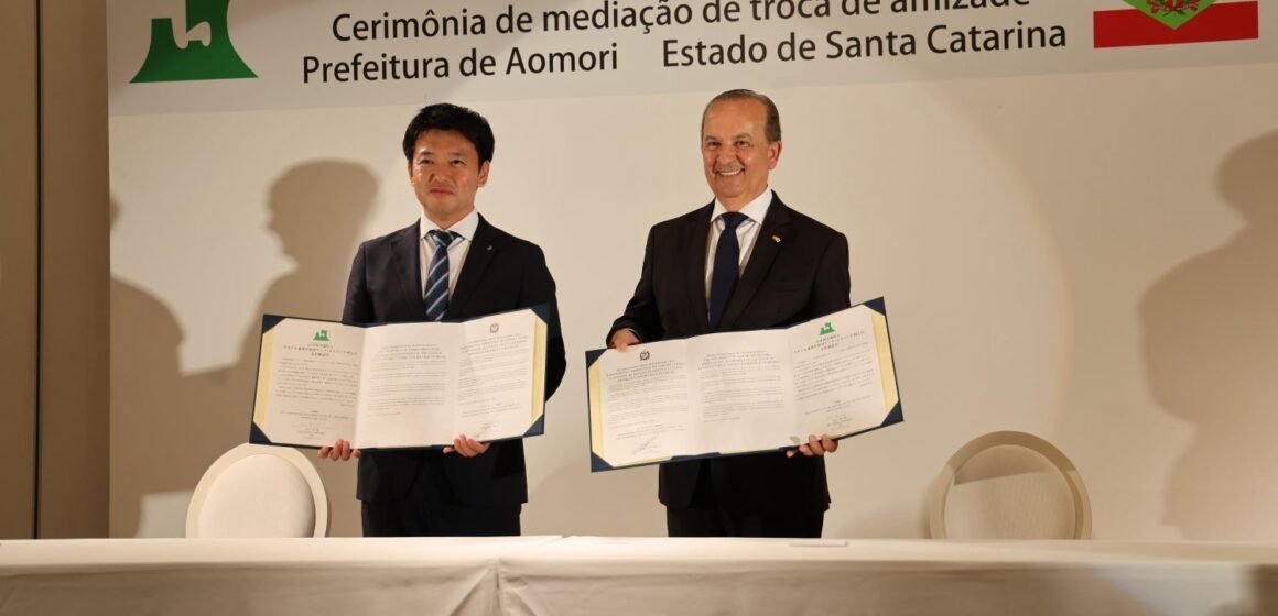 Santa Catarina e Aomori renovam parceria histórica iniciada em 1980