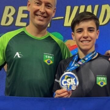 Atleta de Tubarão é vice no Sul-Americano e garante vaga no Pan-Americano de Karatê