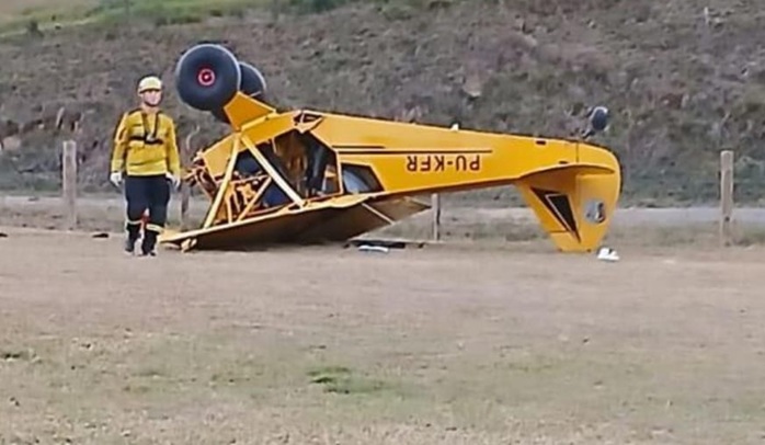 FAB investiga causa de queda de avião que matou empresário em SC FAB investiga causa de queda de avião que matou empresário em SC