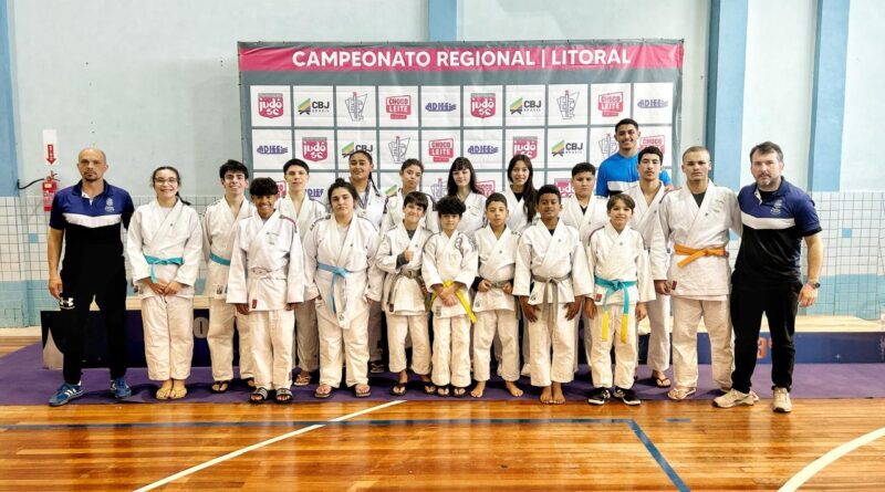 Judô de Tubarão brilha no Campeonato Regional Litoral e garante duas vagas para o Meeting Interestadual