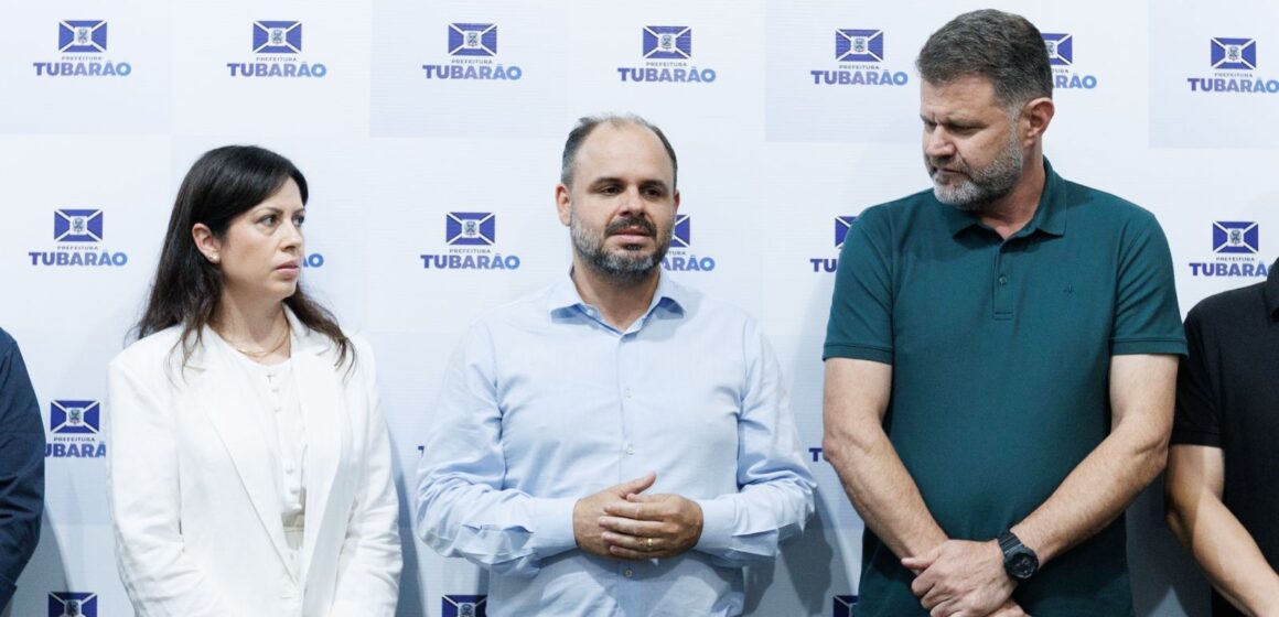 Felippe Tessmann assume interinamente a Prefeitura de Tubarão