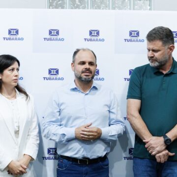 Felippe Tessmann assume interinamente a Prefeitura de Tubarão
