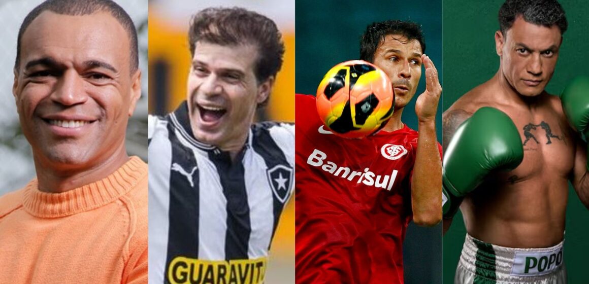 Denílson, Túlio Maravilha, Índio e Popó estarão em Braço do Norte neste domingo