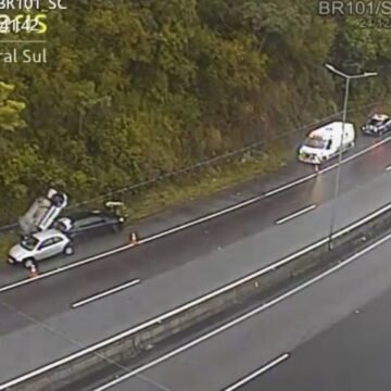 Atropelamento deixa policiais e pedestres feridos na BR-101