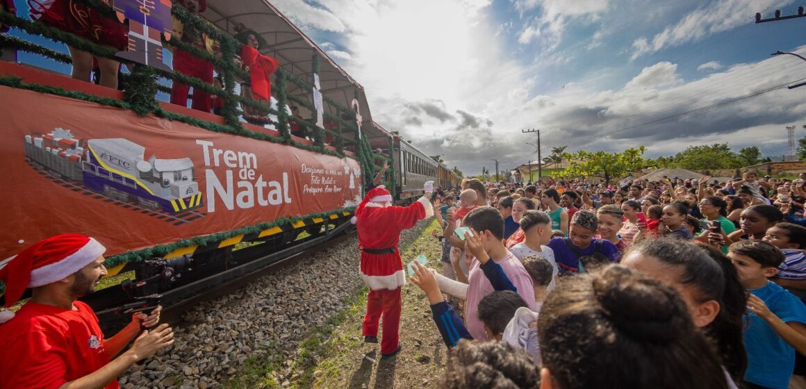 Trem de Natal FTC passa pela região entre os dias 10 e 11 de dezembro
