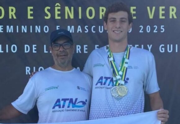 Nadador tubaronense é destaque no Campeonato Brasileiro