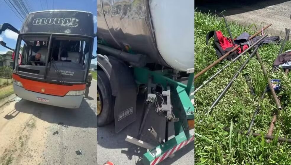 Briga entre torcidas de Santos e Internacional em SC tem 10 presos e fecha BR-101