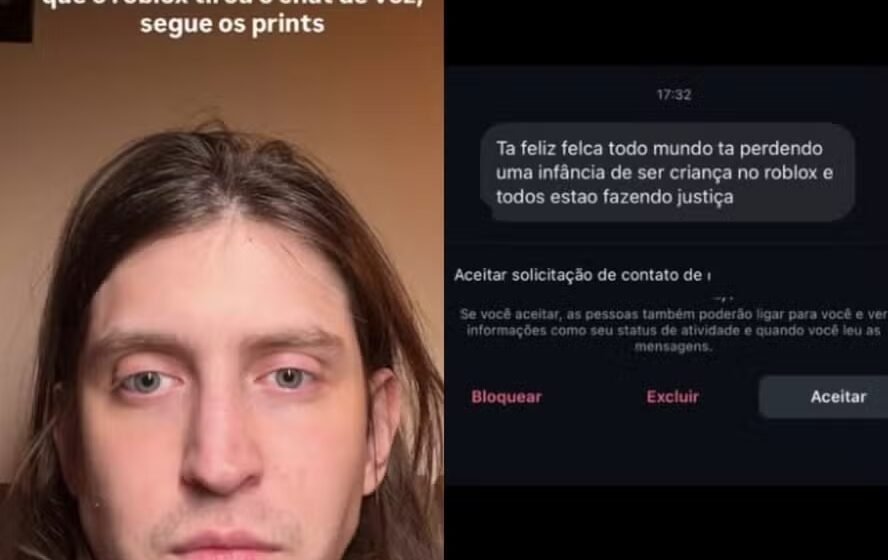 Influenciador Felca relata ataques e ameaças de crianças após mudanças no chat do Roblox: “Vou te matar”