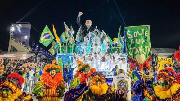 Escola que homenageou Lula fica em último lugar e é rebaixada no Carnaval do Rio