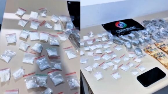 “Tele-entrega” de drogas é interrompida pela PM em Tubarão