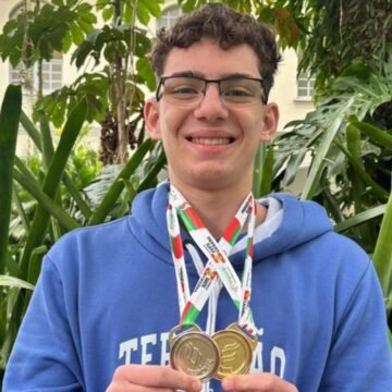 Destaque no atletismo: estudante do Colégio Dehon conquista títulos no JESC e garante vaga para fase regional