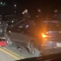 Interdição da ponte Anita Garibaldi causa congestionamentos e engavetamento em Laguna na primeira noite de obras
