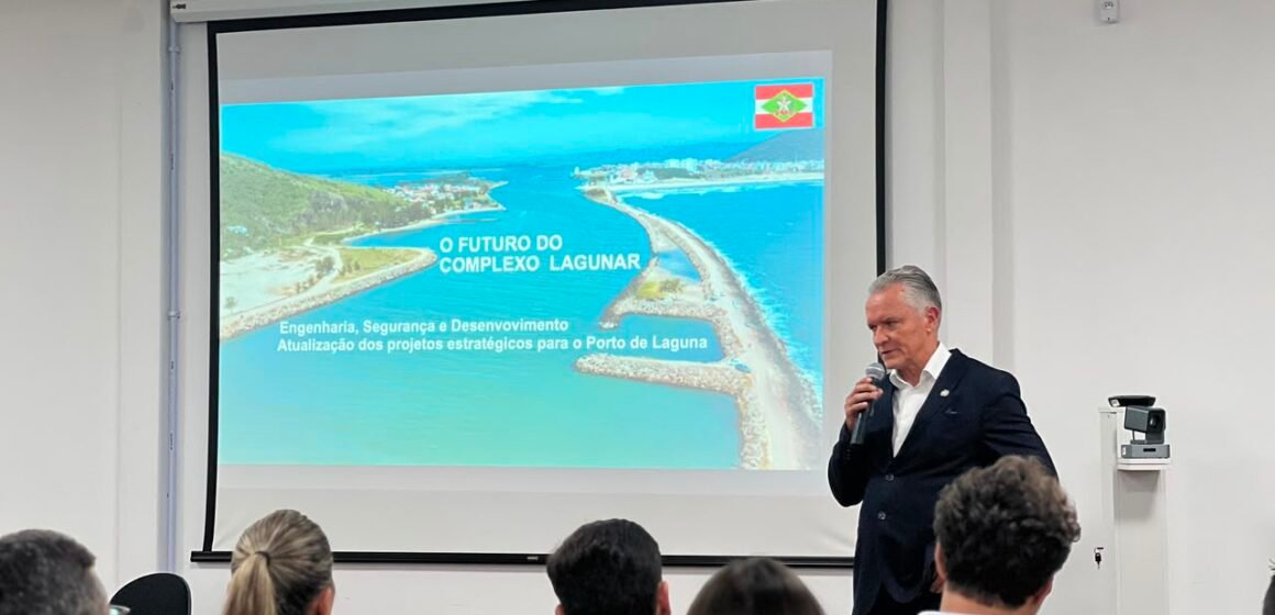Projetos para Barra e Porto de Laguna avançam e Estado detalha cronograma de obras e estudos Projetos para Barra e Porto de Laguna avançam e Estado detalha cronograma de obras e estudos