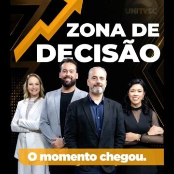 Novo programa da UNITVSC estreia neste domingo com foco em decisões estratégicas para empresários