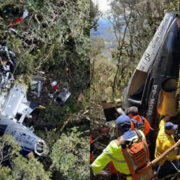 Corpos dos cinco ocupantes de helicóptero que caiu em Urubici são resgatados Corpos dos cinco ocupantes de helicóptero que caiu em Urubici são resgatados