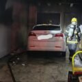 Alarme de carro acorda morador durante incêndio em residência de Tubarão