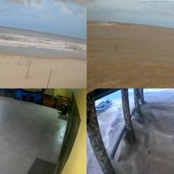 Tsunami meteorológico atinge praias do Sul de Santa Catarina nesta segunda-feira [VÍDEO];